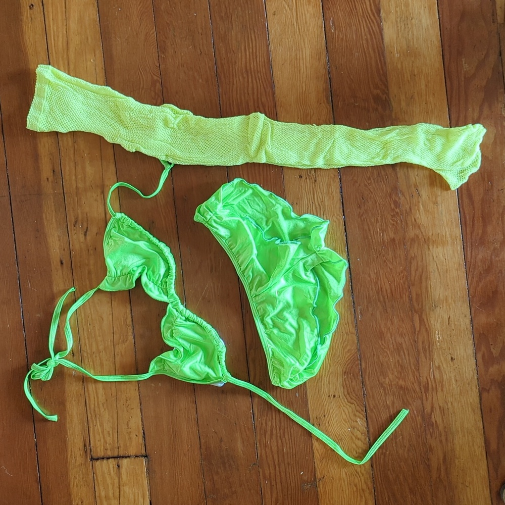 XS/S Festival Bikini and fishnet